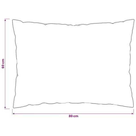 Cuscino FULDA 2 pz 60 x 80 cm 100% piuma d’oca e piumino Bianco - Foto 7