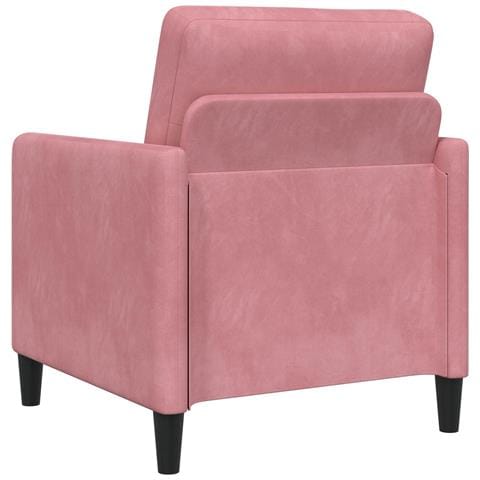Set di Divani con Storage 2 pz Rosa Poliestere - Foto 2