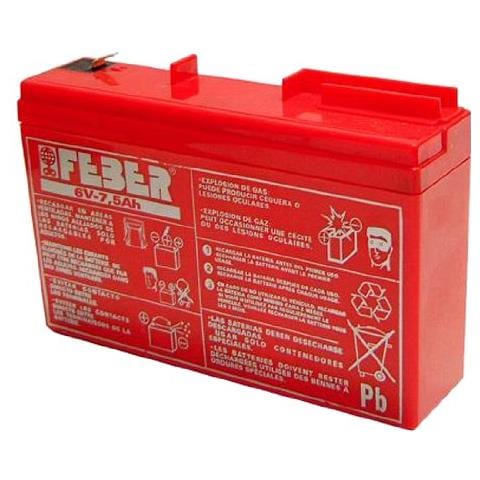 Batteria 6 V 7.5 AH - Foto 1