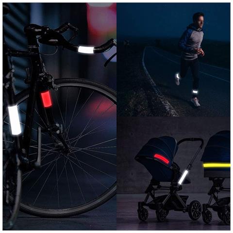 Pellicola Adesiva Omologata Retroriflettente 3M per Bordatura Veicoli, Giallo, 50 mm x 50 m - Foto 6