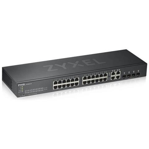 GS-1920-24 Switch Gigabit Ethernet Managed Plus 28Porte con 24 x 10/100/1000 (PoE) + 4 x10Gigabit SFP Dedicate - Foto 2