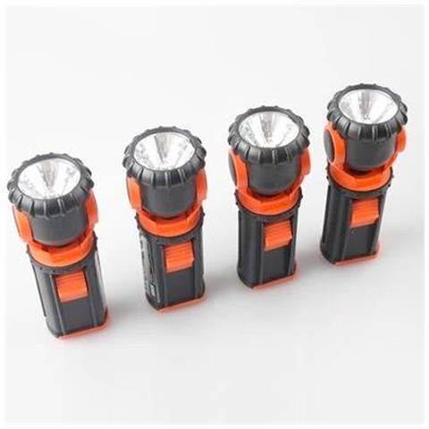 Set 5 Torce Con Testa Rotante 90gr Agganciabili Con Clip Fissaggio Illuminazione - Foto 2