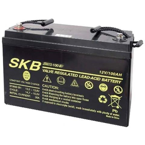 Batteria Agm Cycle Use Sk12-100s 12 V -100 Ah - Foto 1