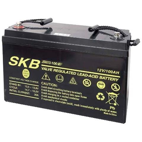 Batteria Agm Cycle Use Sk12-100s 12 V -100 Ah - Foto 2