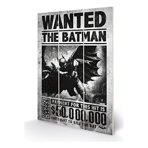 DC Comics MW11085P Stampa su legno 20 x 29,5 centimetri (Batman voleva), Multi, 5 x 1 2 cm - Foto 1