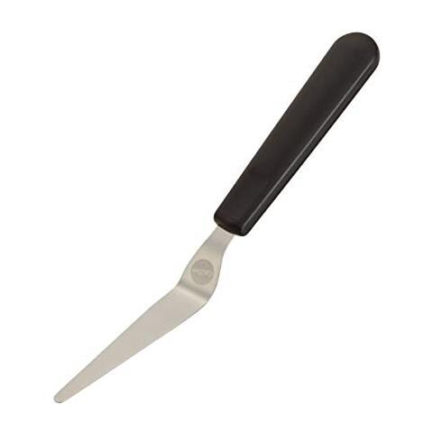 Spatola Angolare A Punta Manico Nero 23 Cm Spatola Angolare A Punta Manico Nero 23 Cm, Acciaio, Nero E Argento, - Foto 2