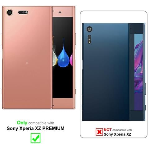 Custodia Compatibile Con Sony Xperia Xz Premium In Rosso Mela - Coperchio Protettiva Con Chiusura Magnetica, Funzione Stand E Tasca Per Le Carte - Foto 12