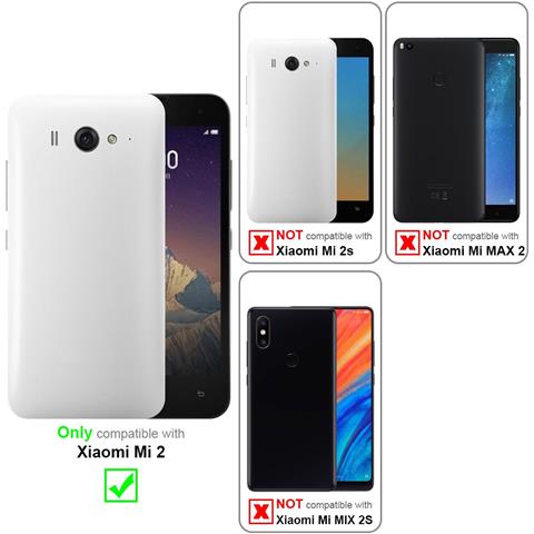 Custodia Compatibile Con Xiaomi Mi 2 In Rosso Mela - Coperchio Protettivo In Design Flip Con Chiusura Magnetica - Foto 9