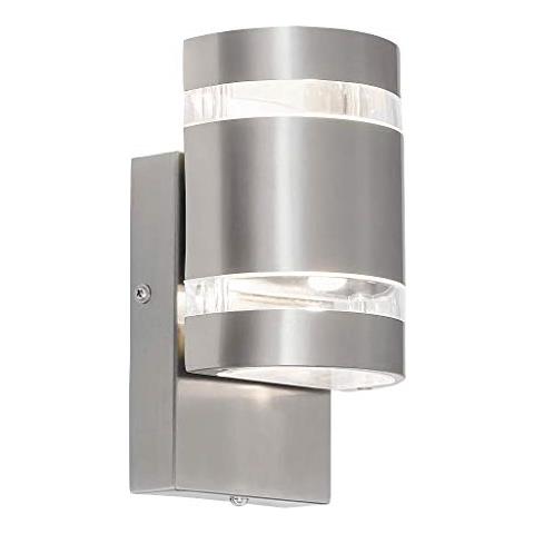 8779 a + + To E Decorazioni, Wandl Retromarcia Cambridge, Metallo, Integrato, Acciaio Inox, 10, 5 x 11 x 21 cm - Foto 1
