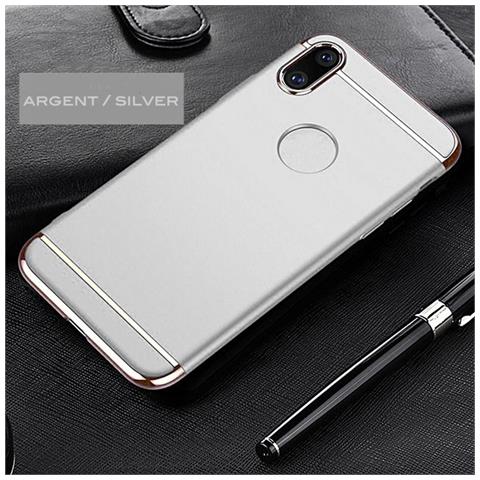 Iphone X E Xs Ultra Sottile Guscio 3 In 1 Dura Del Pc D'argento - Foto 1