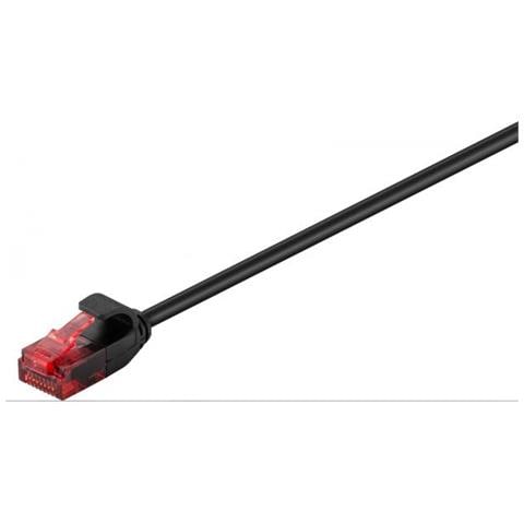 W125628042 Cavo Di Rete Nero 1,5 M Cat6a U /utp [utp] (u /utp Cat6a Slim 1.5m Black - Unshielded Network Cabl - Foto 1