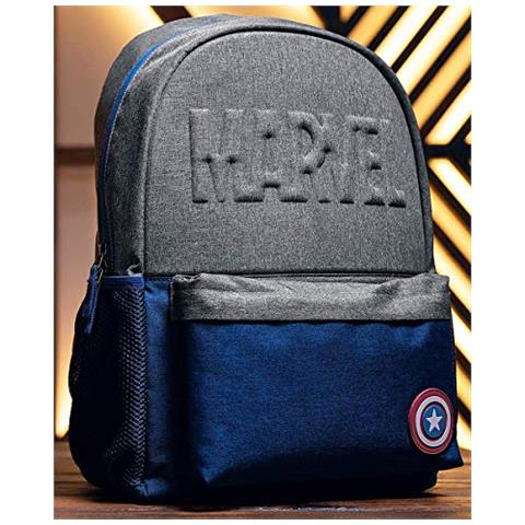 Mochila Escolar Instituto Vendicatori Capitan America, Capitano Zaino Scuola-bambini Unisex Multicolore 30,0 X 42,0 X 13,0 Centimetri - Foto 2