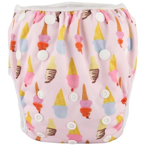 SLOWMOOSE - Nuoto Pannolini Pannolini Pantaloni Riutilizzabili Neonato  Ragazzo / Ragazza Bambino 0-3 Anni, Taglia Unica Tutto In Uno 3-12 Kg, 6-26  Libbre 85 Stampe - Gelato S40 [ gelato S40] - ePRICE