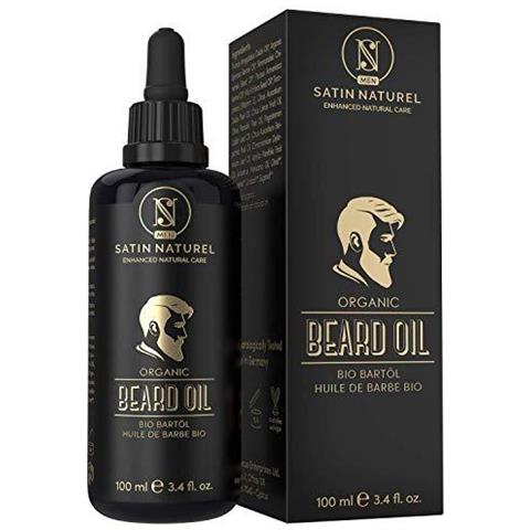 Biologico Barba Olio Per Uomini Vegan - 100ml Bottiglia Di Vetro Di 2 X Pi Grandi Di Altri - Nutriente Barba Balsamo Con Jojoba E Olio Di Argan - Oli Tutto Naturale Senza Additivi - Made In Germany - Foto 1