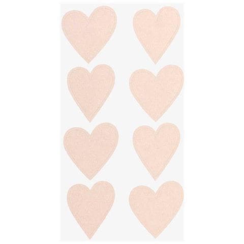 4 Fogli Di Adesivi Con Cuori Rosa - Foto 1