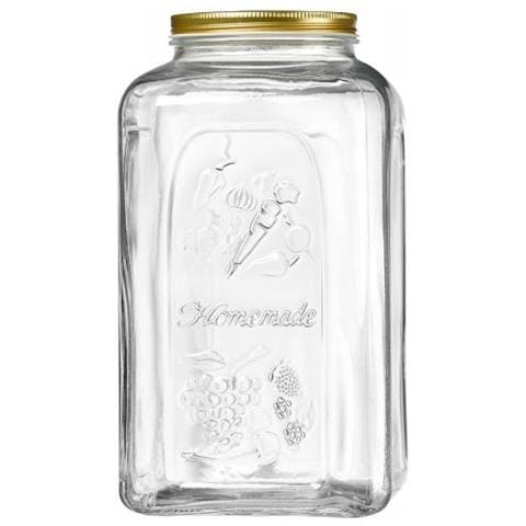 Vorratsglas Homemade, 5,0 L Aus Glas, Mit Deckel, Eckige Form, - 1 Stck (807592) - Foto 1