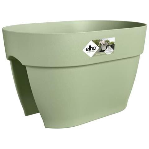 Vaso Da Fiori - Vibia Campana Flower Bridge 40 - Verde Pistacchio - Balcone Esterno - L 26 X P 39 X H 22 Cm - Foto 1
