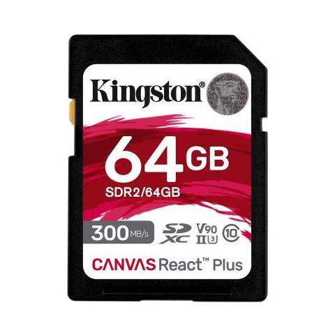 Canvas React Plus - Scheda di memoria flash - 64 GB - Video Class  - Foto 1