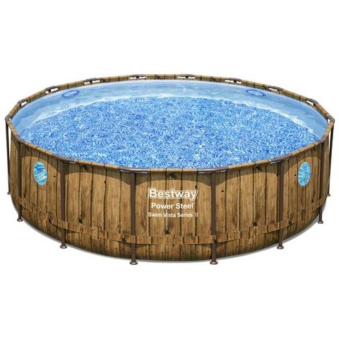 Piscina Fuori Terra 56725 Power Steel Rotonda Con Accessori - Foto 1