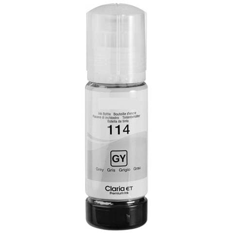 Ecotank 114gy Grigio C13t07b540 Inchiostro Compatibile Per Epson Ecotank Et-8500,8550 T114 Capacita 70ml - Foto 1