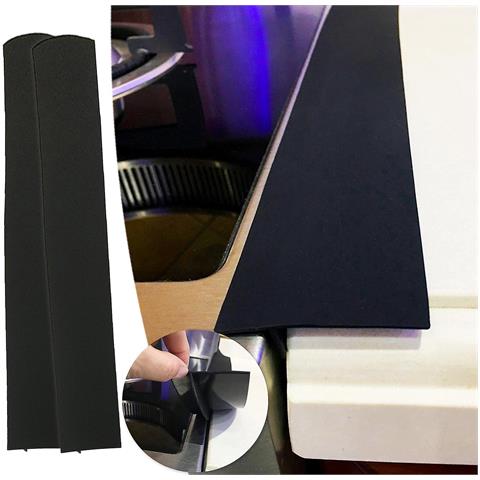 HTN 1/2 Pacchetto Silicone Copre Il Riempimento Per Piano Cottura Flessibile Resistente Al Calore Tra Contatori E Cottura Senza Soluzione Di Continuità.
