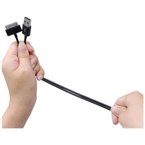 Cavo Usb A 30 Pin, Cavo Di Ricarica/cavo Dati, Compatibile Con Samsung P1000/n8000/n8010 Black 1 M - Foto 6