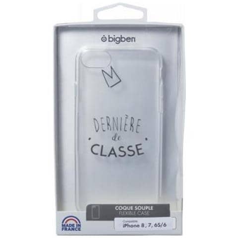 Cover Per Iphone Se (2020) / 8/7/6 Semirigida, Nero Transparente - Foto 2