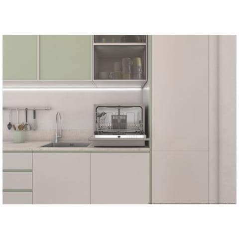 Lavastoviglie compatta Rapido CP 6E51LS Piano tavolo, 6 servizi, Classe E, Dimensione 550x501x443 - Foto 22