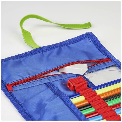 Astuccio Per La Scuola Con Accessori The Avengers Azzurro (22 Pcs) - Foto 2