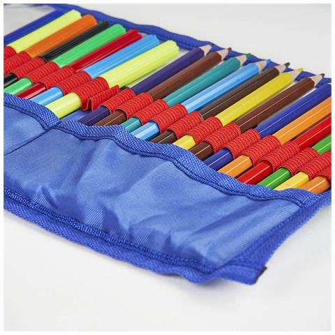 Astuccio Per La Scuola Con Accessori The Avengers Azzurro (22 Pcs) - Foto 4