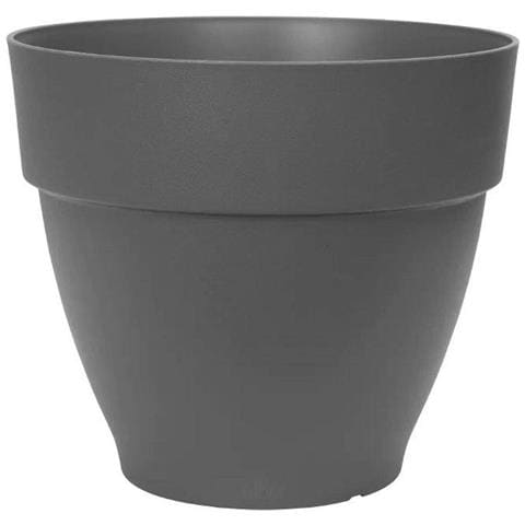 Vaso Ø 55 Cm Nero Plastica Rotondo Moderno - Foto 1