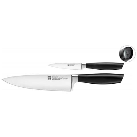 Set Di Coltelli Zwilling 33760-002-0 2 Pezzi Nero Acciaio Inossidabile 20 Cm 10 Cm - Foto 1