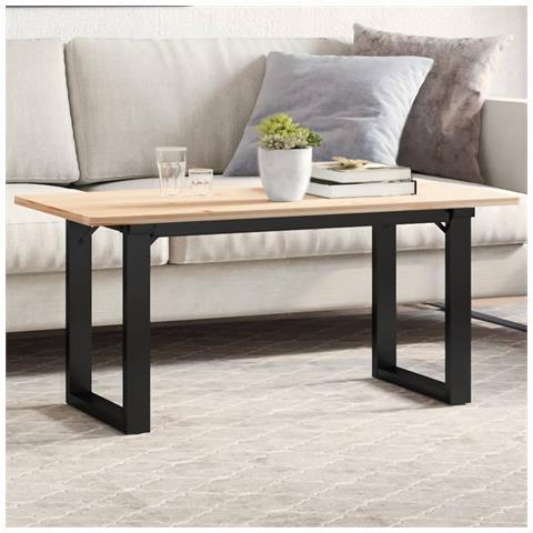 Telaio Gambe A O Per Tavolino Da Salotto 90x30x43 Cm In Ghisa - Foto 1