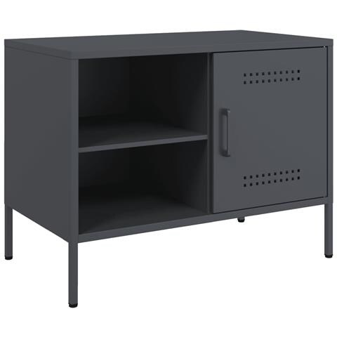 Mobile Tv Antracite 68x39x50,5 Cm In Acciaio - Foto 1