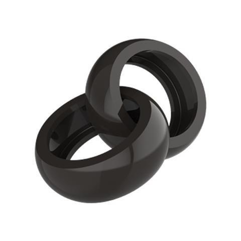 Custodia Protettiva Antiurto In Silicone Per Oura Ring Gen 3 Black S - Foto 1