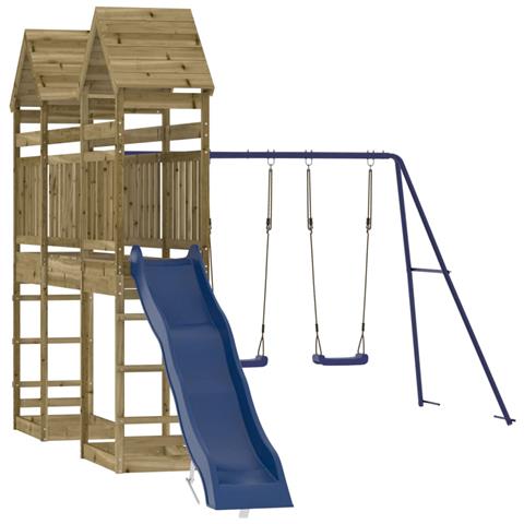Set da Gioco da Esterno in Legno di Pino Impregnato - Foto 3