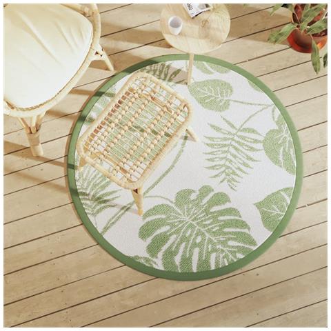 Tappeto Da Esterno Verde 120 Cm In Pp - Foto 1