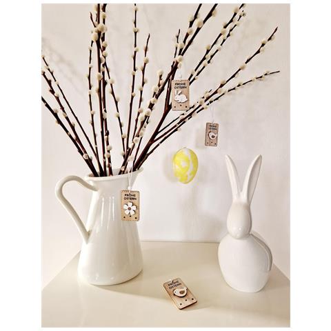 Ciondoli Pasquali In Legno, Decorazione Pasquale, 3 Pezzi - Foto 2