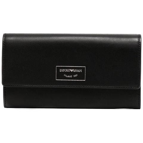 Nero Wallet Portafoglio Pelle Di Mucca Accessori Donna Nero Eu One Size, 3h170y 478e8 0001 - Foto 1