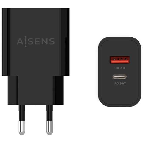 A110-0682 Caricabatterie per dispositivi mobili Fotocamera, Telefono cellulare, Computer portatile, Smartphone, Tablet Nero AC Ricarica rapida Interno - Foto 1