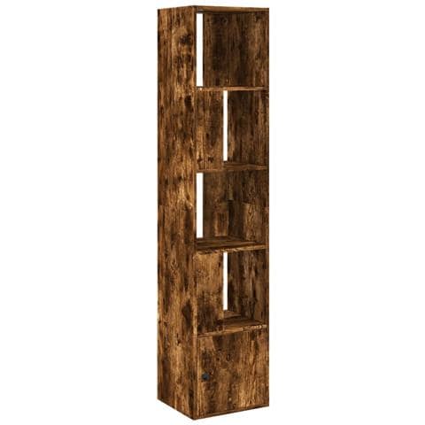 Libreria Rovere Fumo 40x36x189 Cm In Legno Multistrato - Foto 2