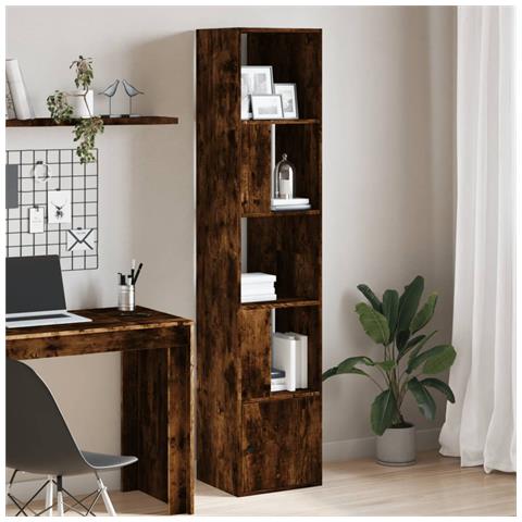 Libreria Rovere Fumo 40x36x189 Cm In Legno Multistrato - Foto 1