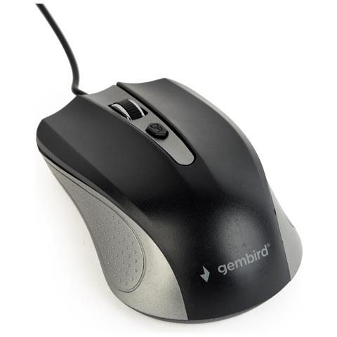 Wired optical mouse, USB, spacegrey /black - Foto 3
