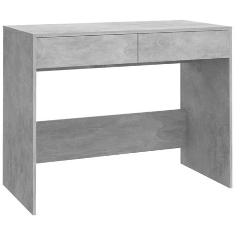 Lusso Casadino -  Scrivania Grigio Cemento 101x50x76,5 Cm In Truciolato - Foto 1