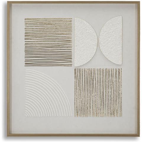 Stampa Su Tela Con Cornice Mf788 - Multicolore - Legno - 60x3x60 Cm - Foto 1