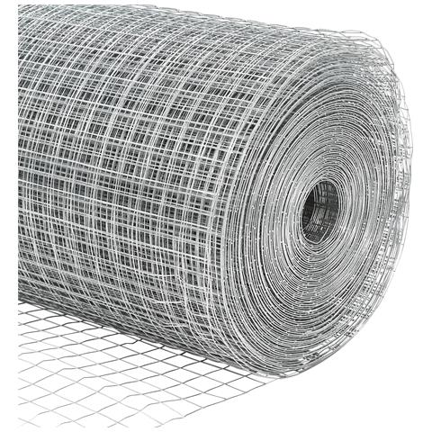 Recinzione in Filo Saldato con 13 Pali 1x50 m Acciaio Zincato - Foto 9