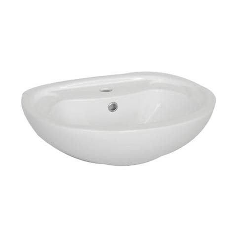 Lavabo Sospeso A Parete 40x50 Cm Modello Lp80 - Bianco - Foto 1