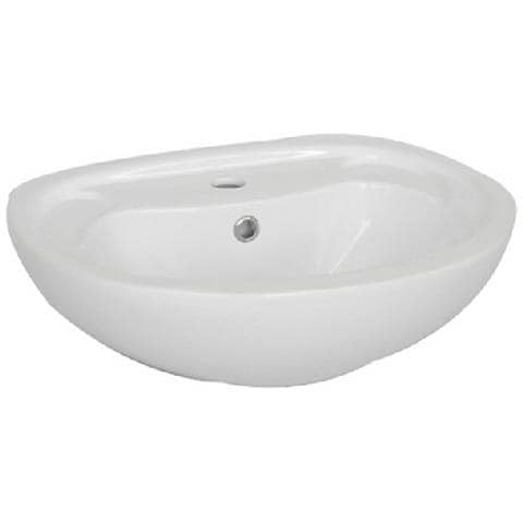 Lavabo Sospeso A Parete 40x50 Cm Modello Lp80 - Bianco - Foto 3