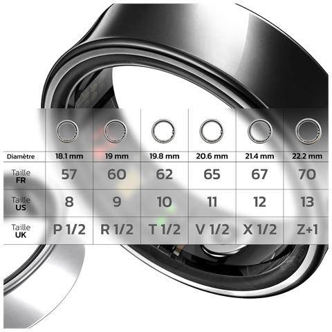 Anello Smart Bluetooth Salute Sport Impermeabile Taglia 12 - Foto 2