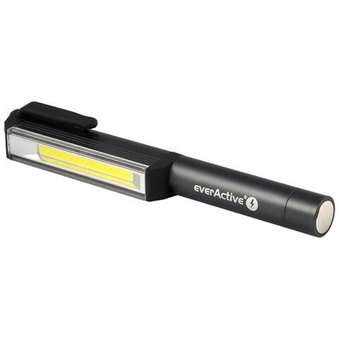 WL200 torcia Nero Torcia elettrica con clip COB LED - Foto 2